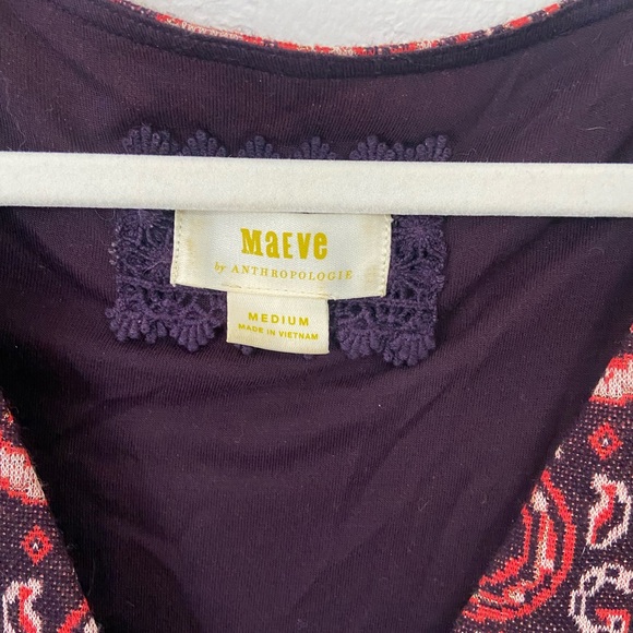 Maeve Shimmering Paisley Dress, Size M (with pockets!) - Picture 4 of 6